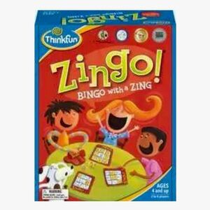 Zingo Card Game Kids Ages 4+ Learn Read Spell Words Image Word Recognition